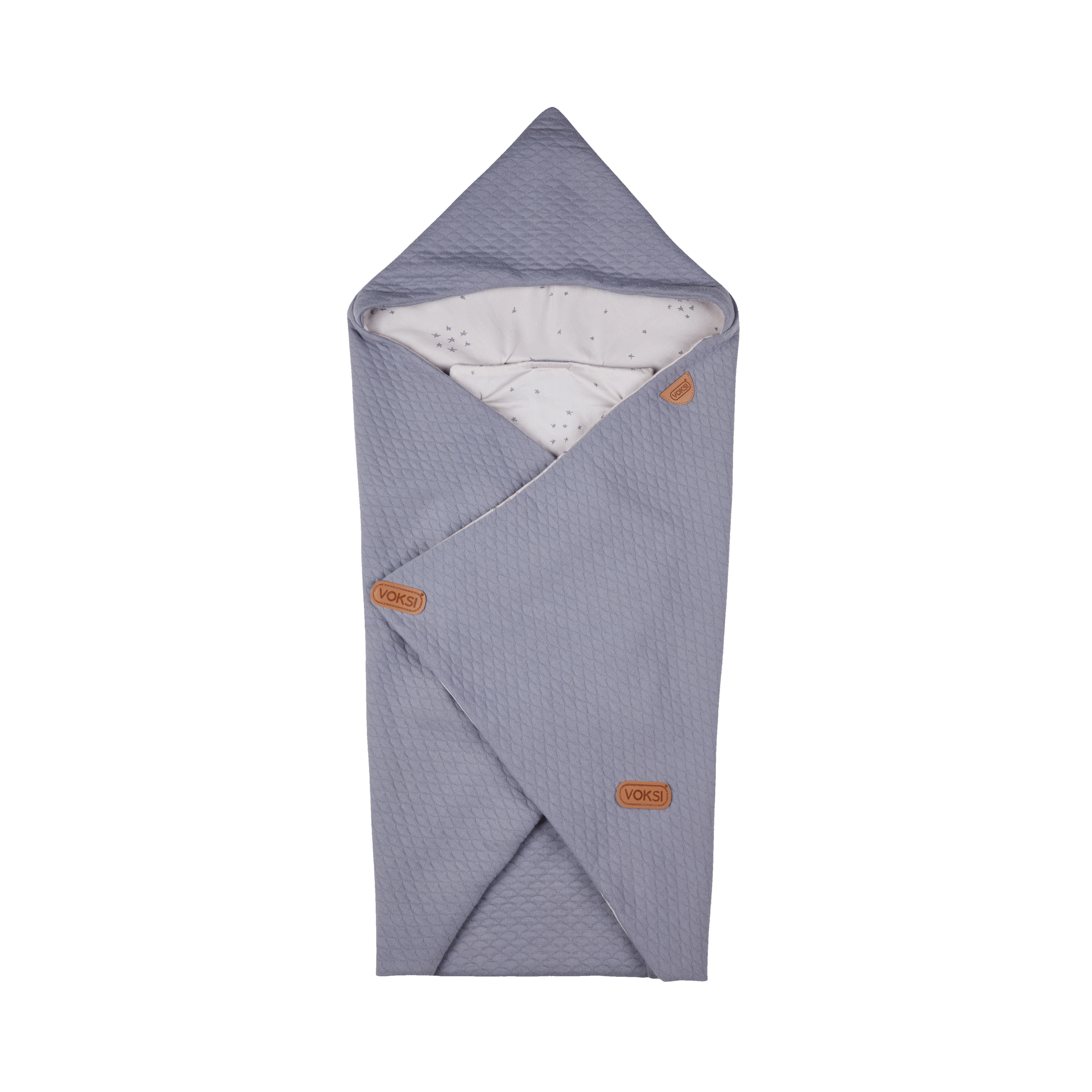 Voksi Baby Wrap Babyteppe, Star Light Grey