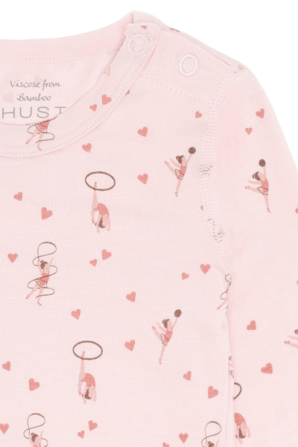 Hust&Claire Body Bambus, Buller Gymnast Chalk Pink