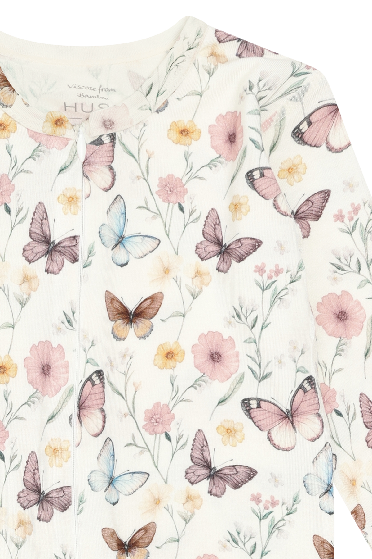 Hust&Claire Heldress Bambus, Mulle Butterfly Ivory