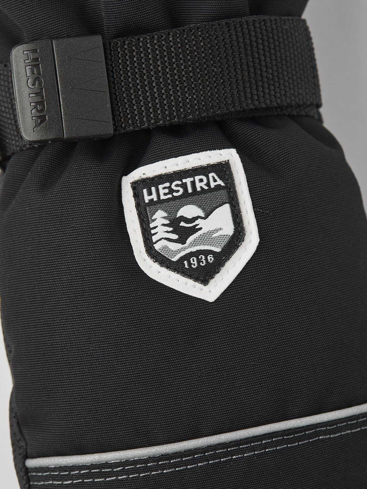 Votter, Hestra, Kids' Wool Terry, Sort