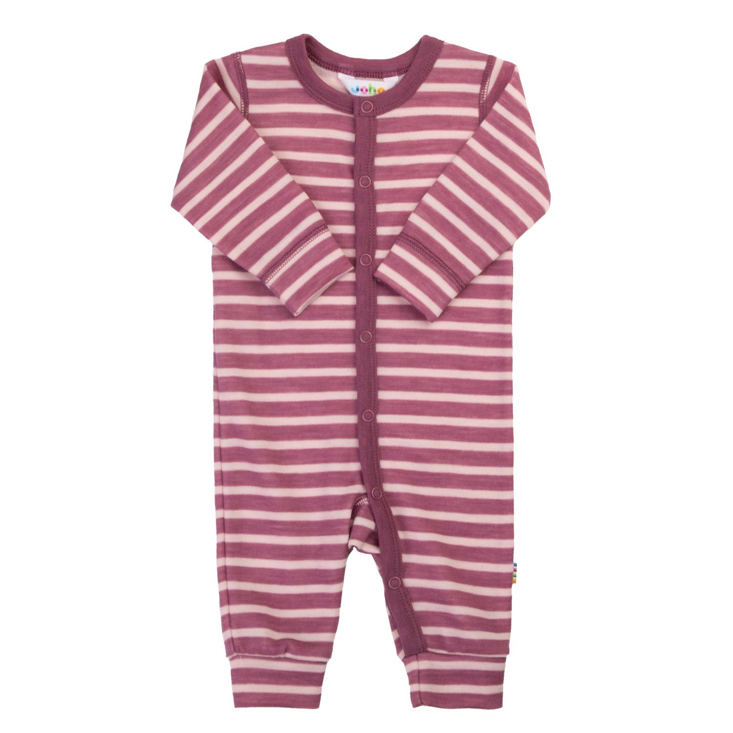Joha Heldress Merinoull, Striper Bordeaux