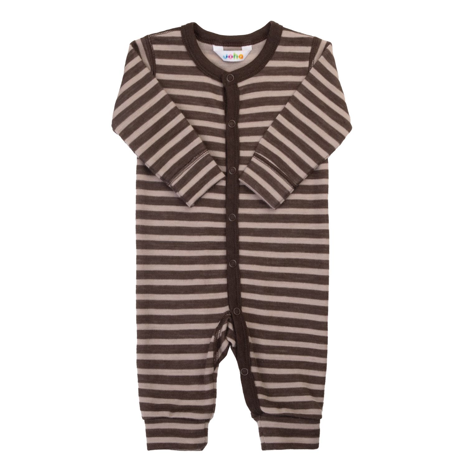 Joha Heldress Merinoull, Striper Brun