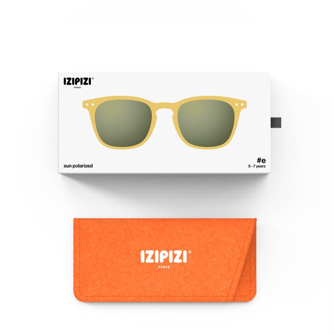 IZIPIZI® Solbriller, Kids 5-7 år #E, Yellow Honey