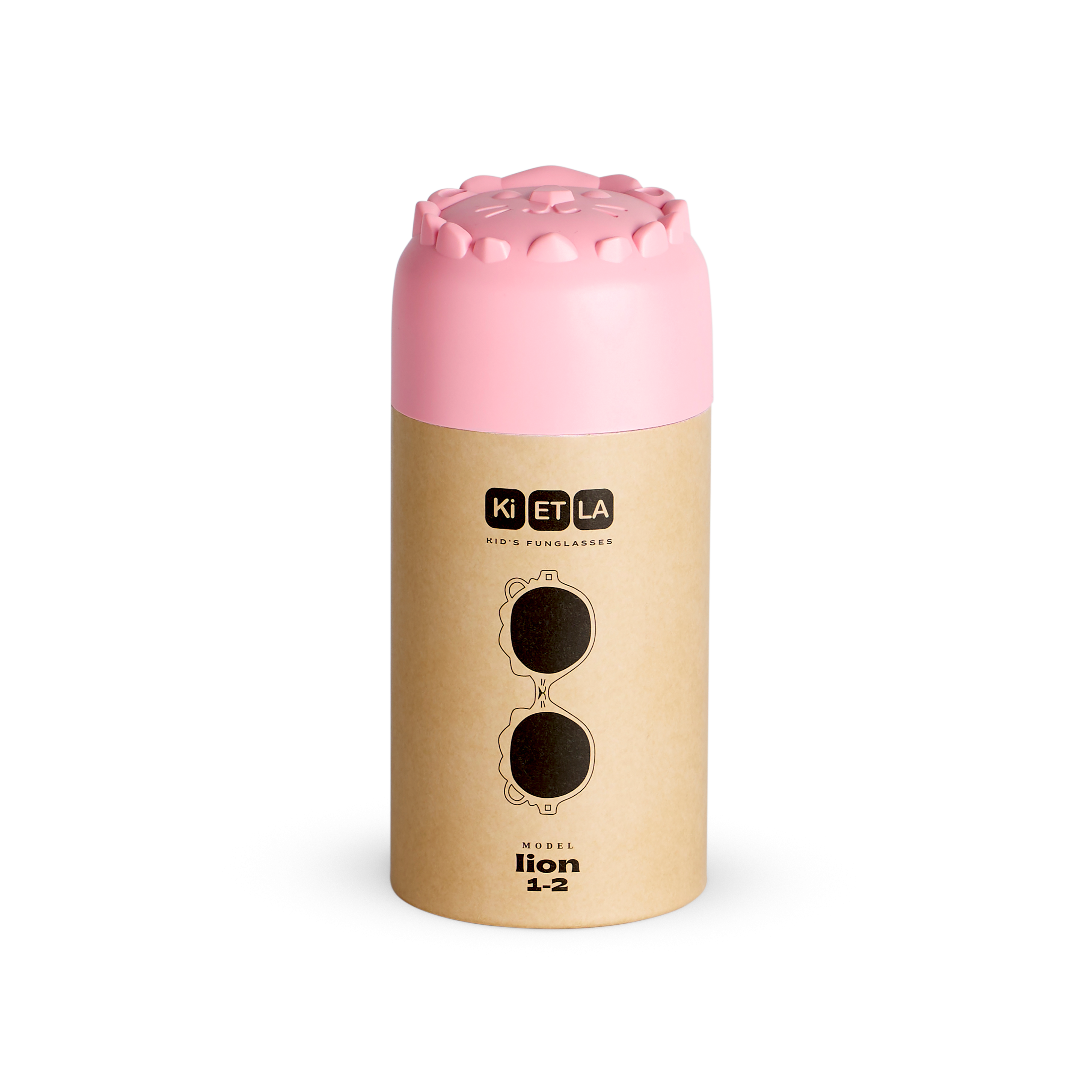 Solbriller, Ki ET LA, 1-2 år, Lion, Bubble Gum
