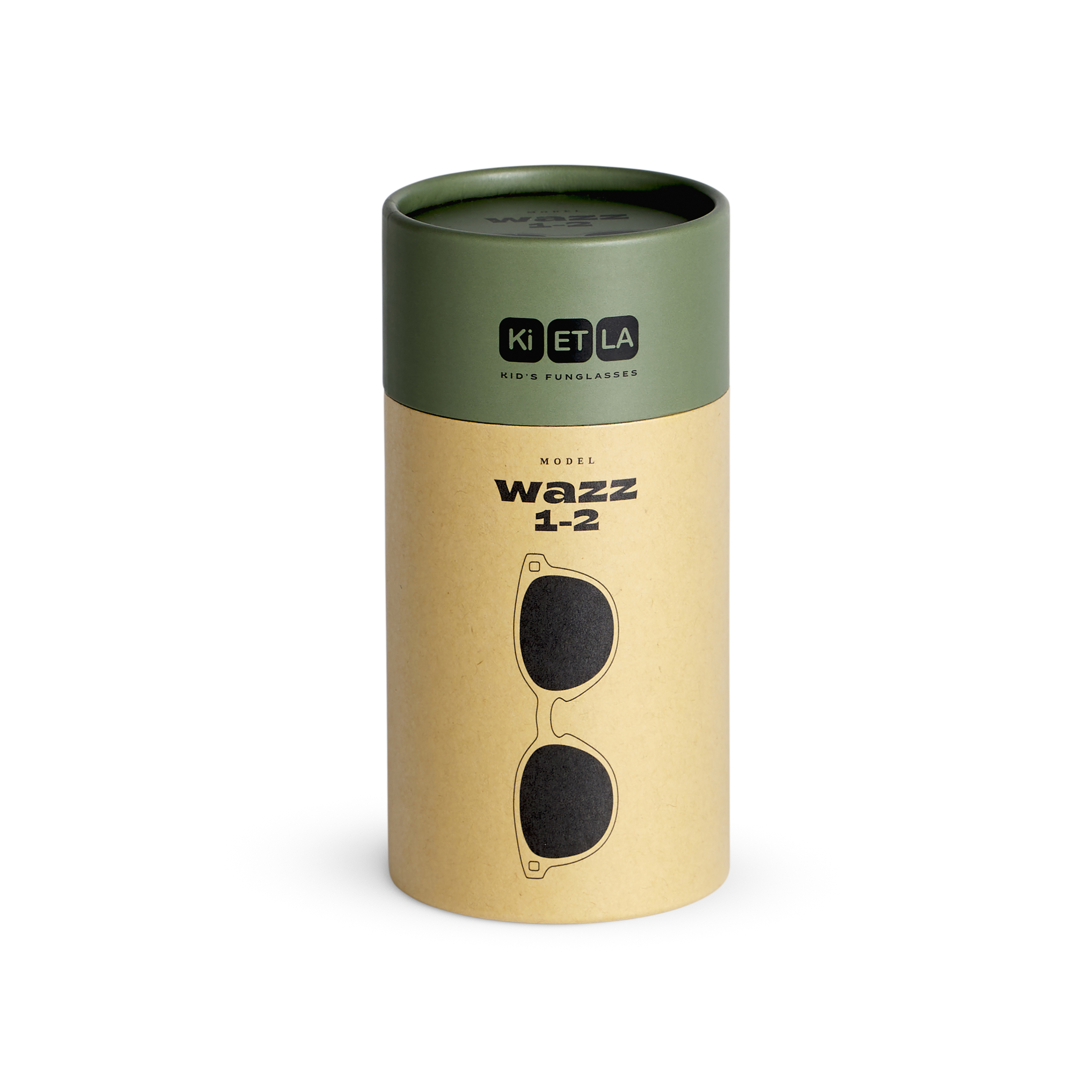 Solbriller, Ki ET LA, 2-4 år, Wazz, Khaki
