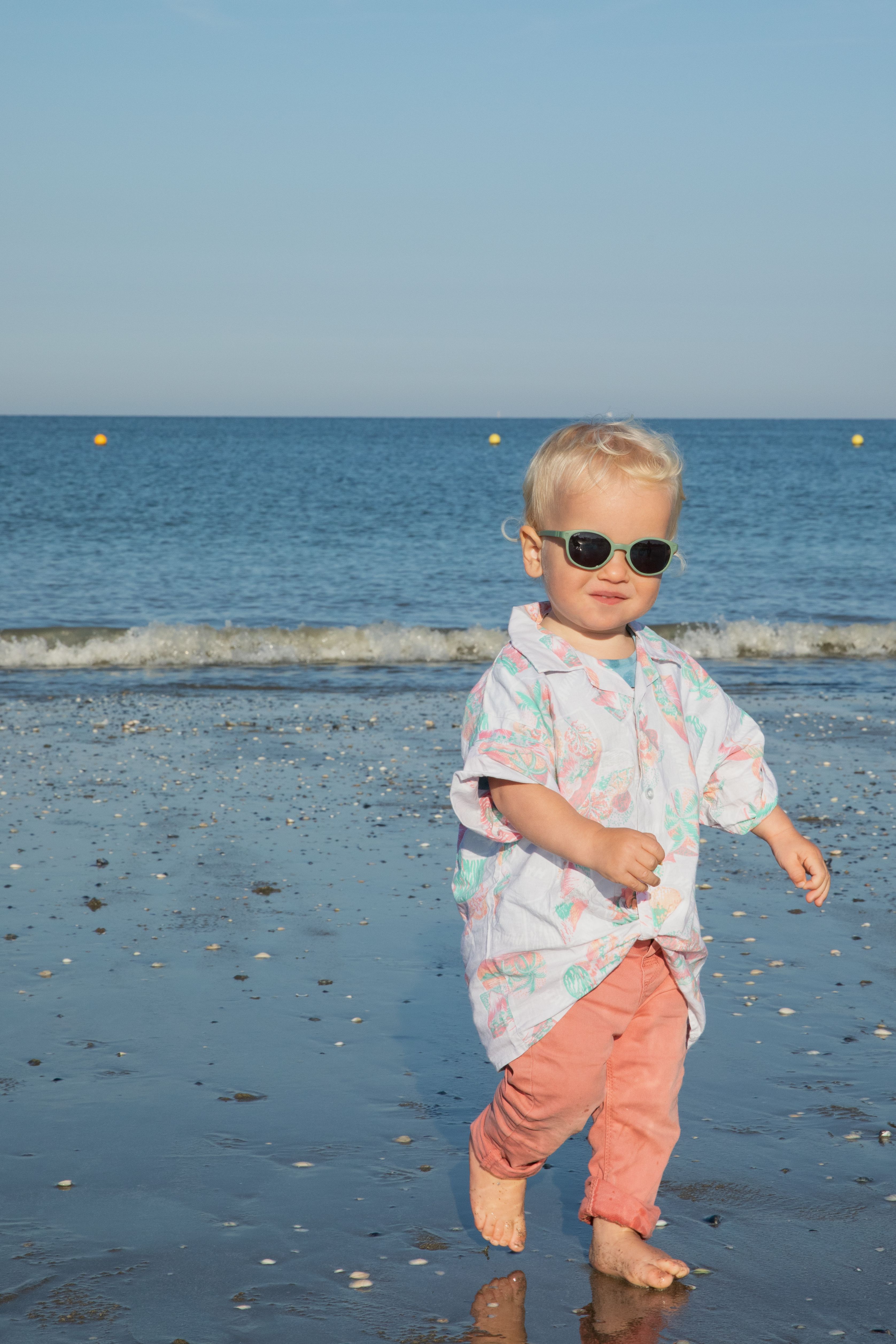 Solbriller, Ki ET LA, 2-4 år, Wazz, Khaki