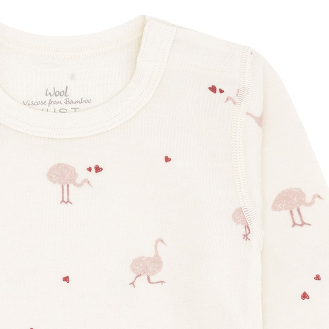 Body, Hust&Claire, Ull/Bambus, Baloo Ostrich, Off White