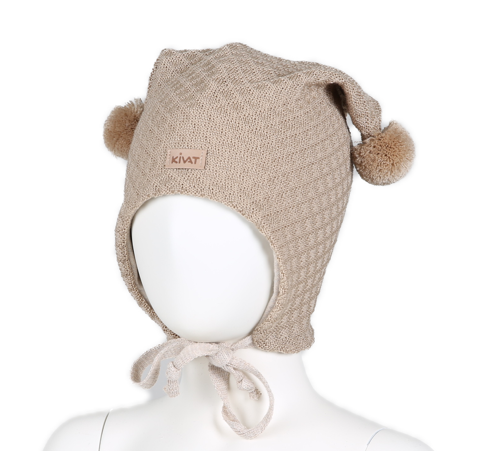 Kivat Knytelue Merinoull, Lys Beige
