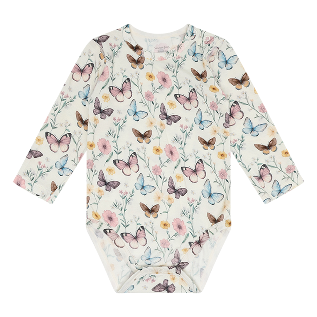 Hust&Claire Body Bambus, Buller Butterfly Ivory