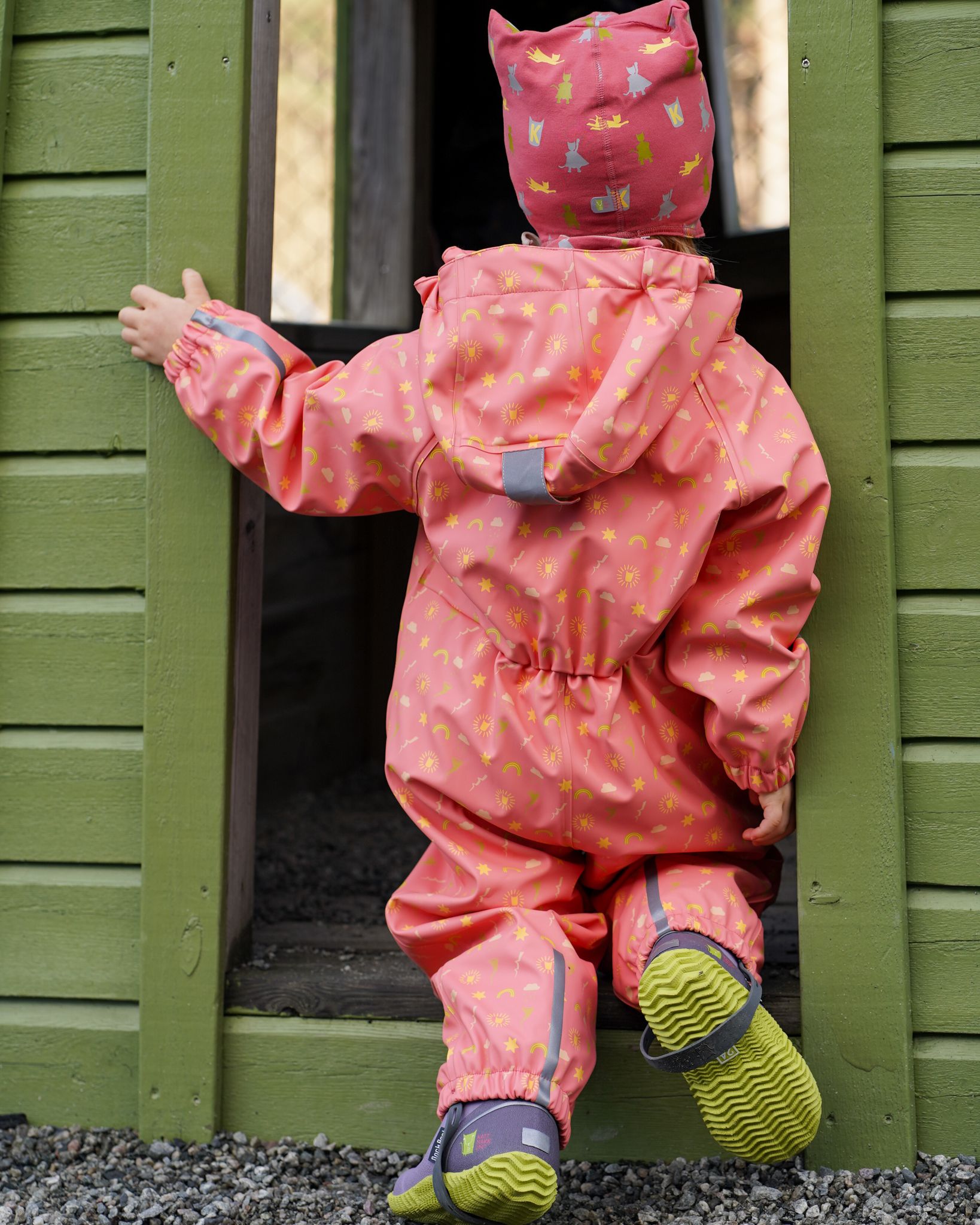 Kattnakken Babyregndress Dugg, Stokkrose