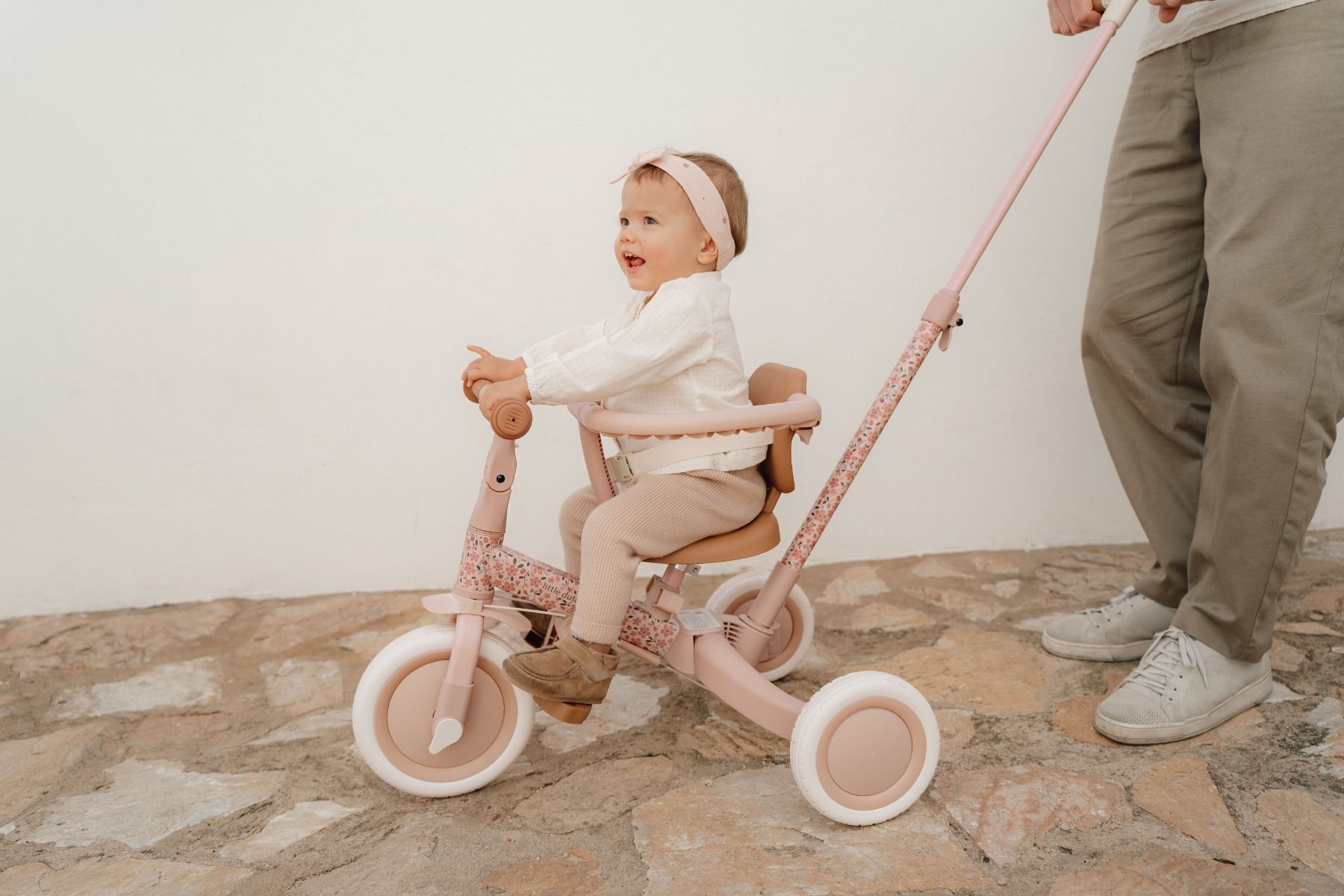 4-i-1 Trisykkel, Little Dutch, Pink