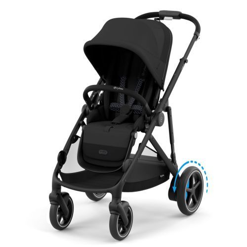 Cybex eGazelle S, BLK, Moon Black, Komplett barnevogn