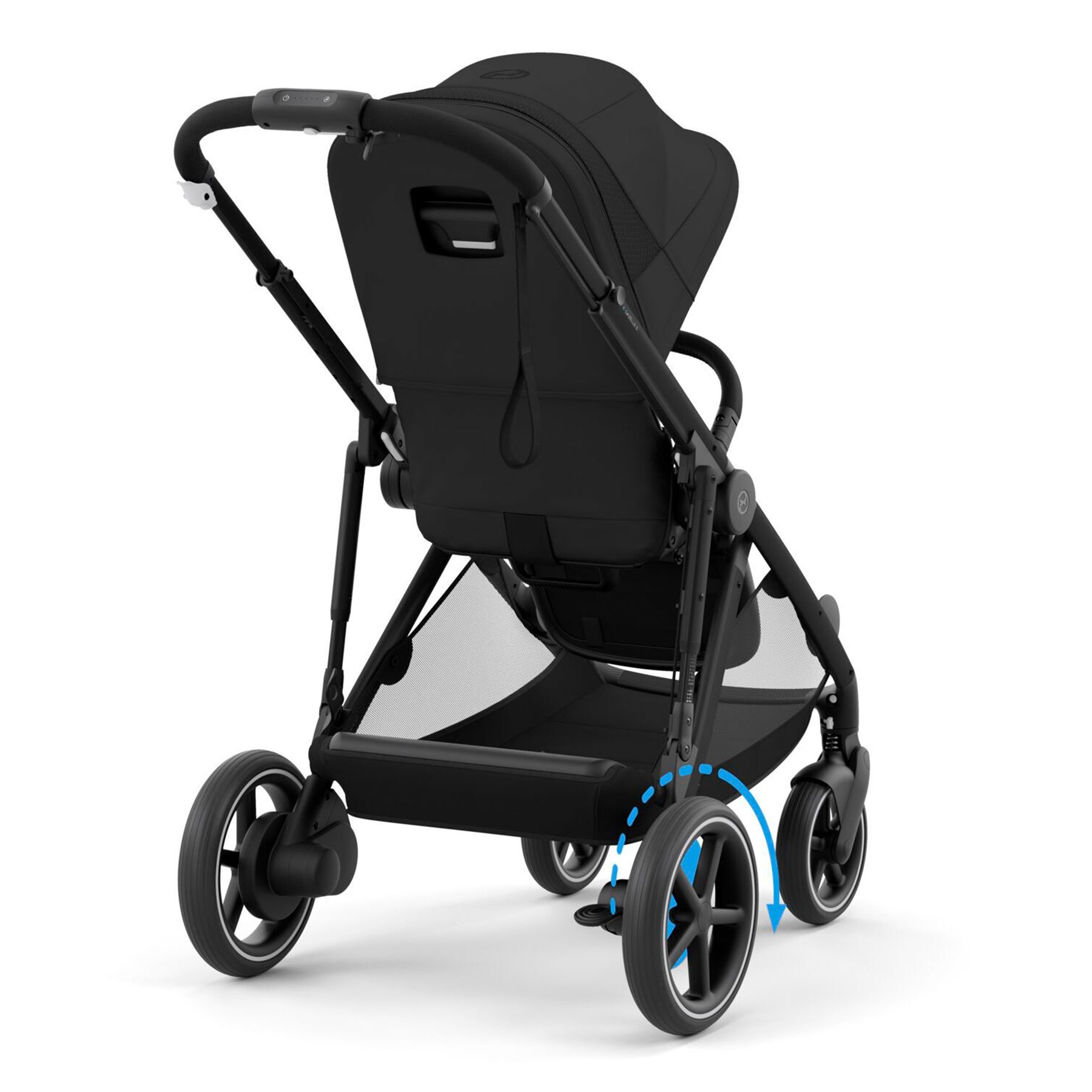 Cybex eGazelle S, BLK, Moon Black, Barnevogn