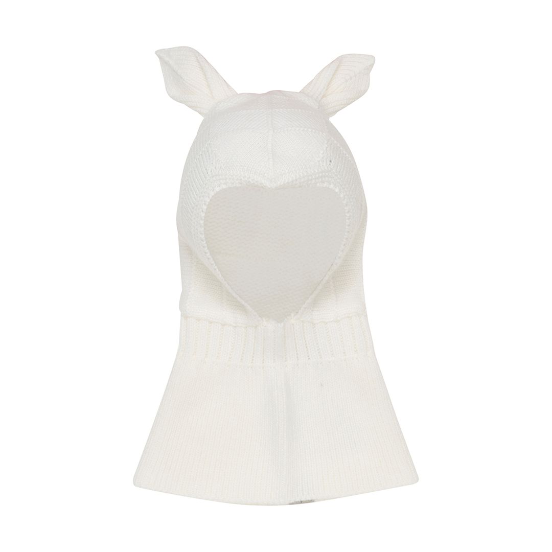 Balaclava Ears Wool, Huttelihut, Off-White