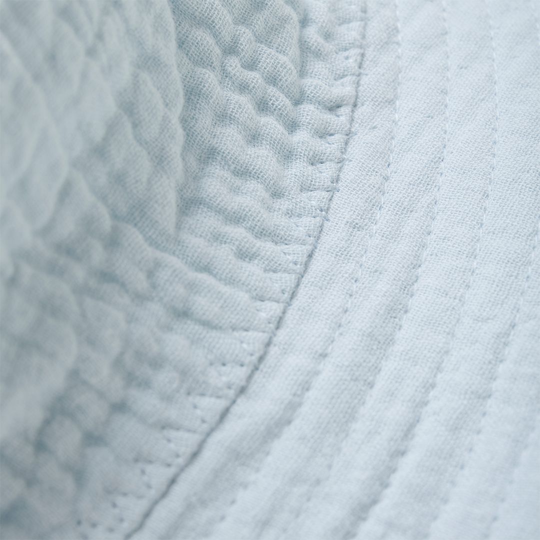 Bøttelue, Huttelihut, Muslin, Celestial Blue