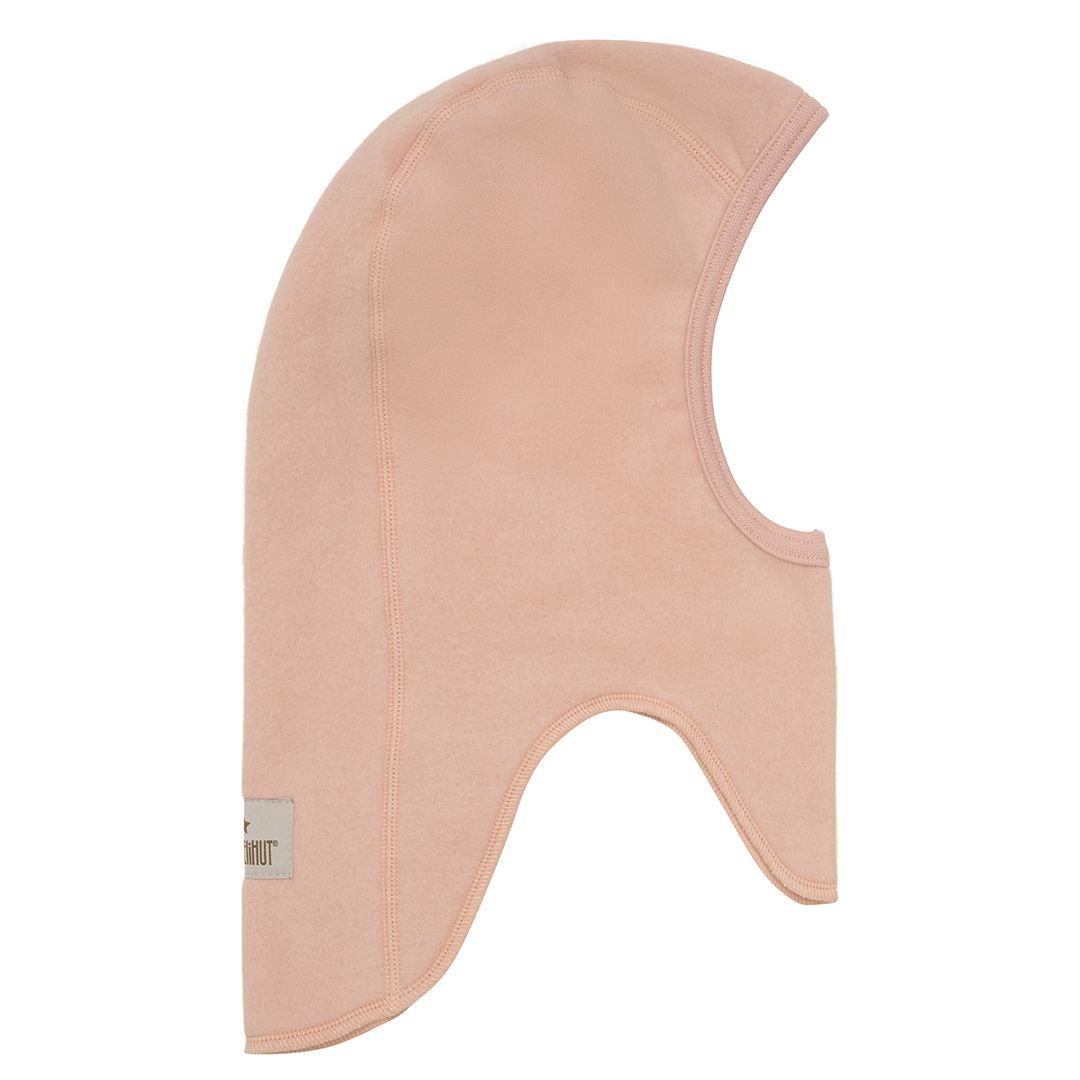 Balaclava, Huttelihut, Cotton Fleece, Mahogany Rose
