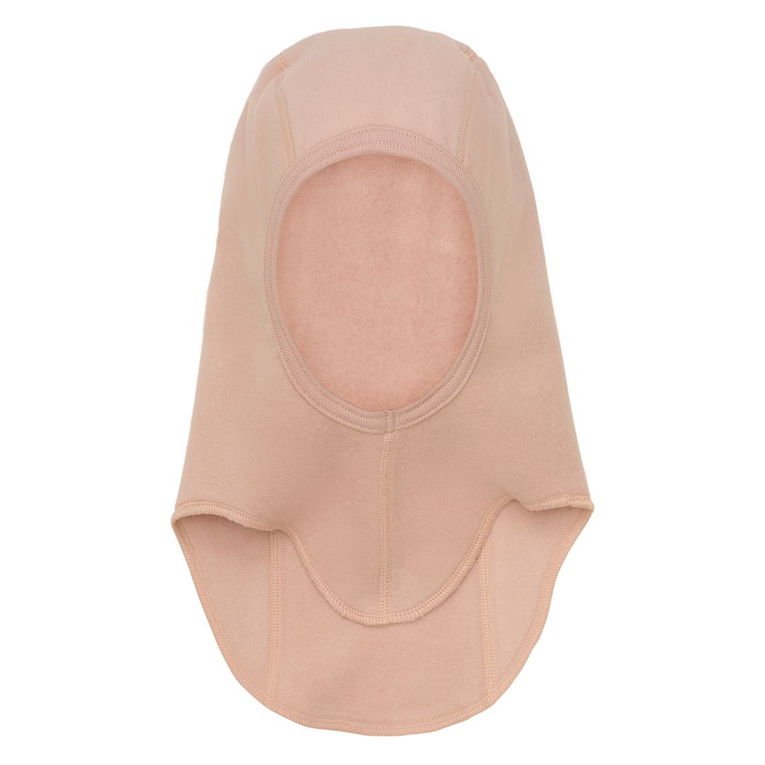 Balaclava, Huttelihut, Cotton Fleece, Mahogany Rose