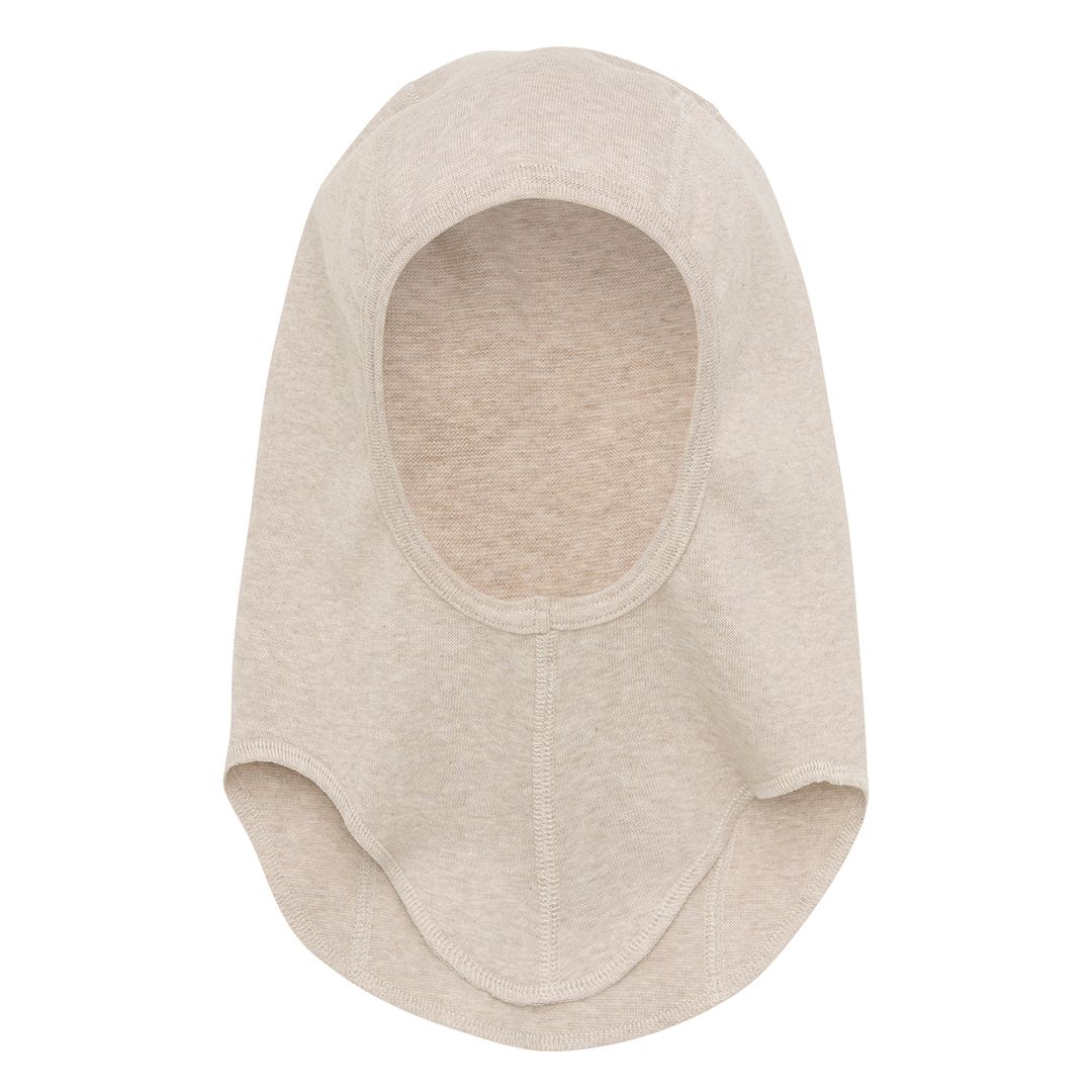 Balaclava, Huttelihut, Cotton Rib, Camel Melange