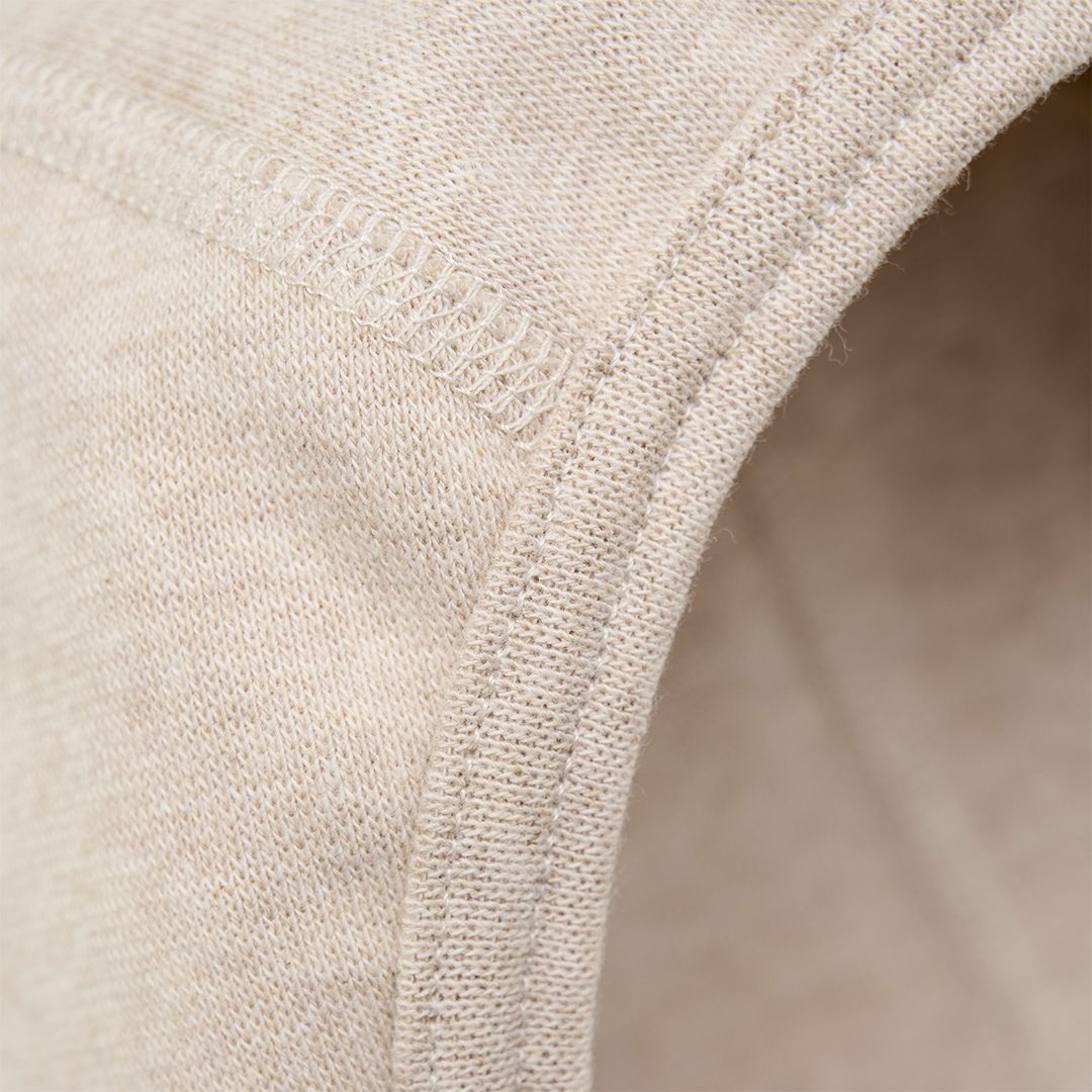 Balaclava, Huttelihut, Cotton Rib, Camel Melange