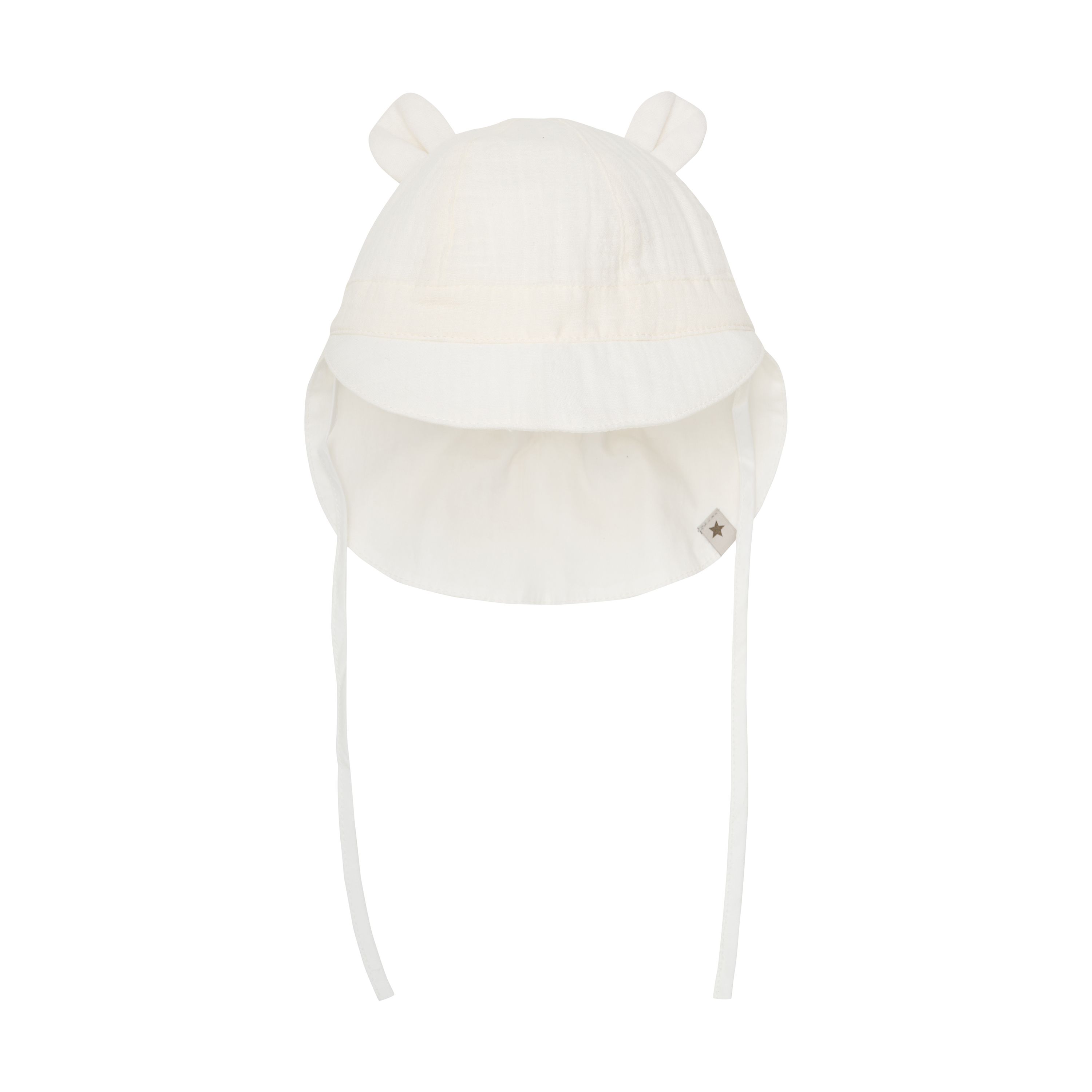 Sommerlue, Huttelihut, Muslin, Ears, Antique White