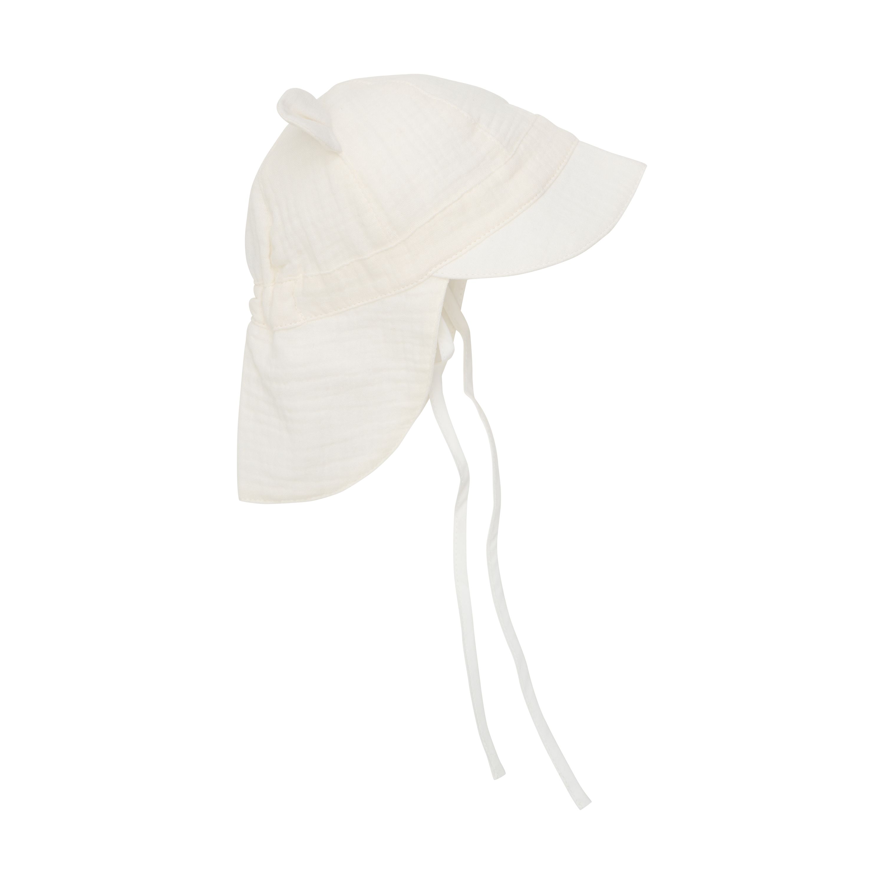 Sommerlue, Huttelihut, Muslin, Ears, Antique White