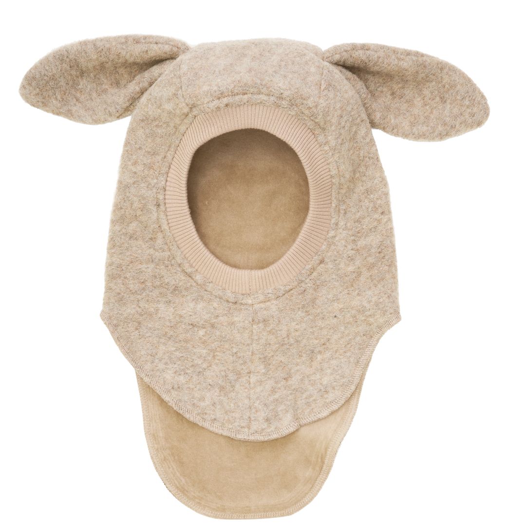 Balaclava, Huttelihut, Ears Wool, Sand Melange