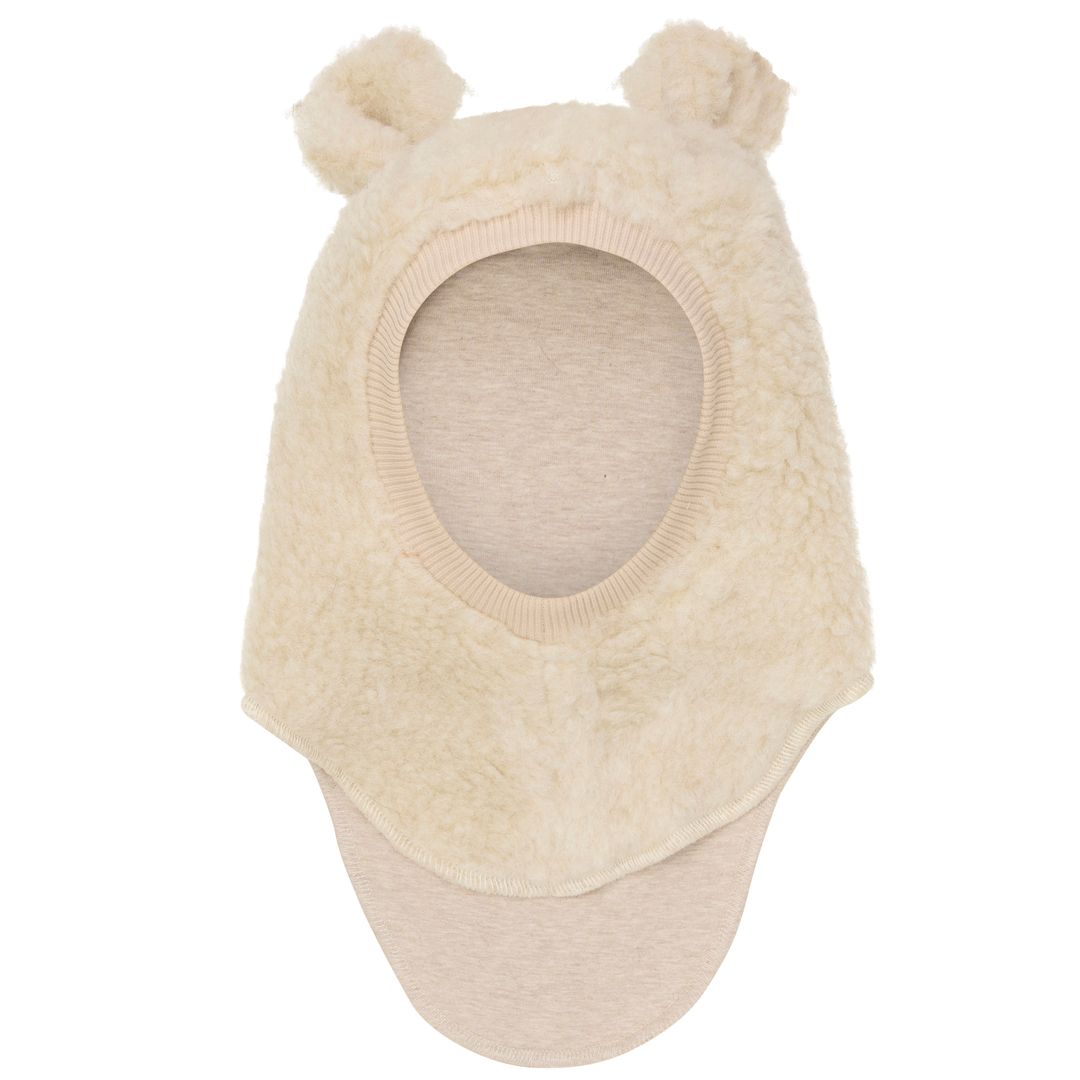 Balaclava, Huttelihut, Ears Wool Teddy, Cement