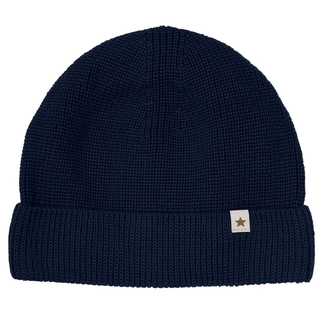 Lue, Huttelihut, Wool Knit, Dark Navy