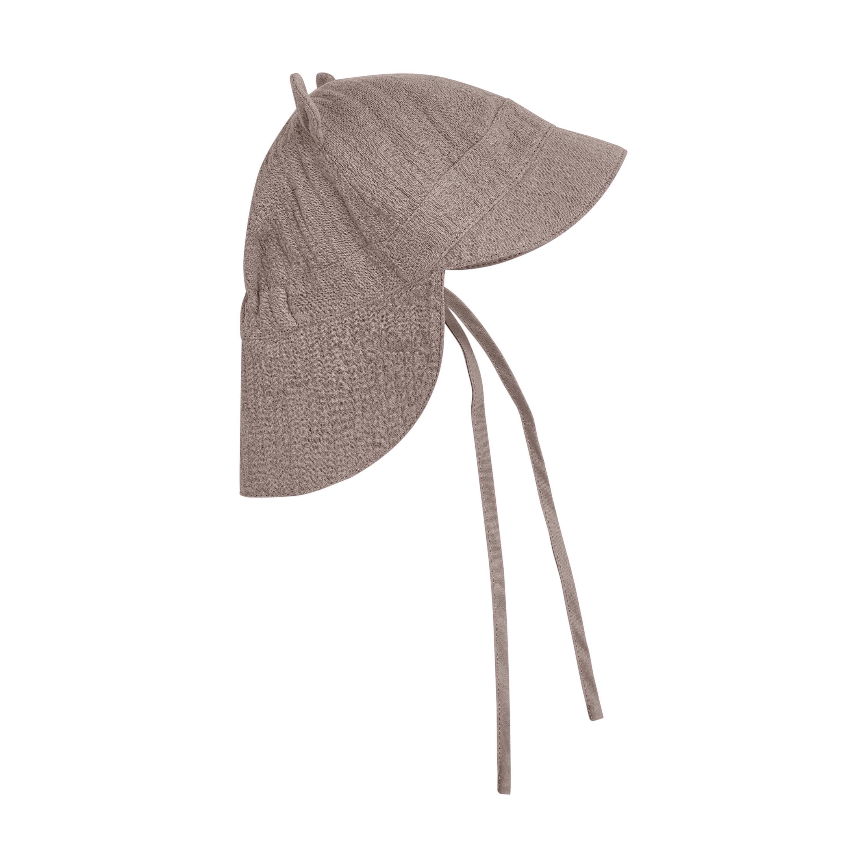Huttelihut Sommerlue m/ører Muslin, Moon Rock