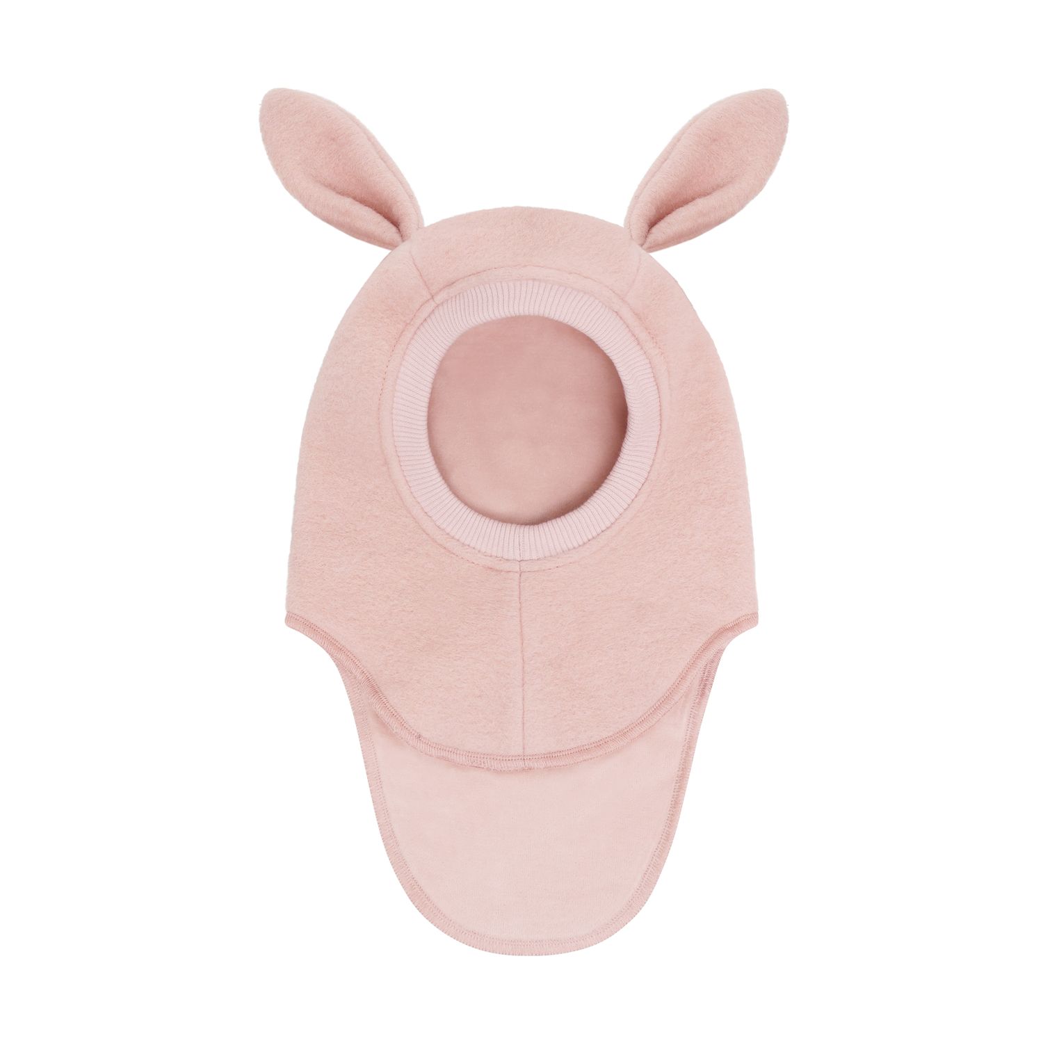 Huttelihut Balaclava Ears Wool, Rose Smoke