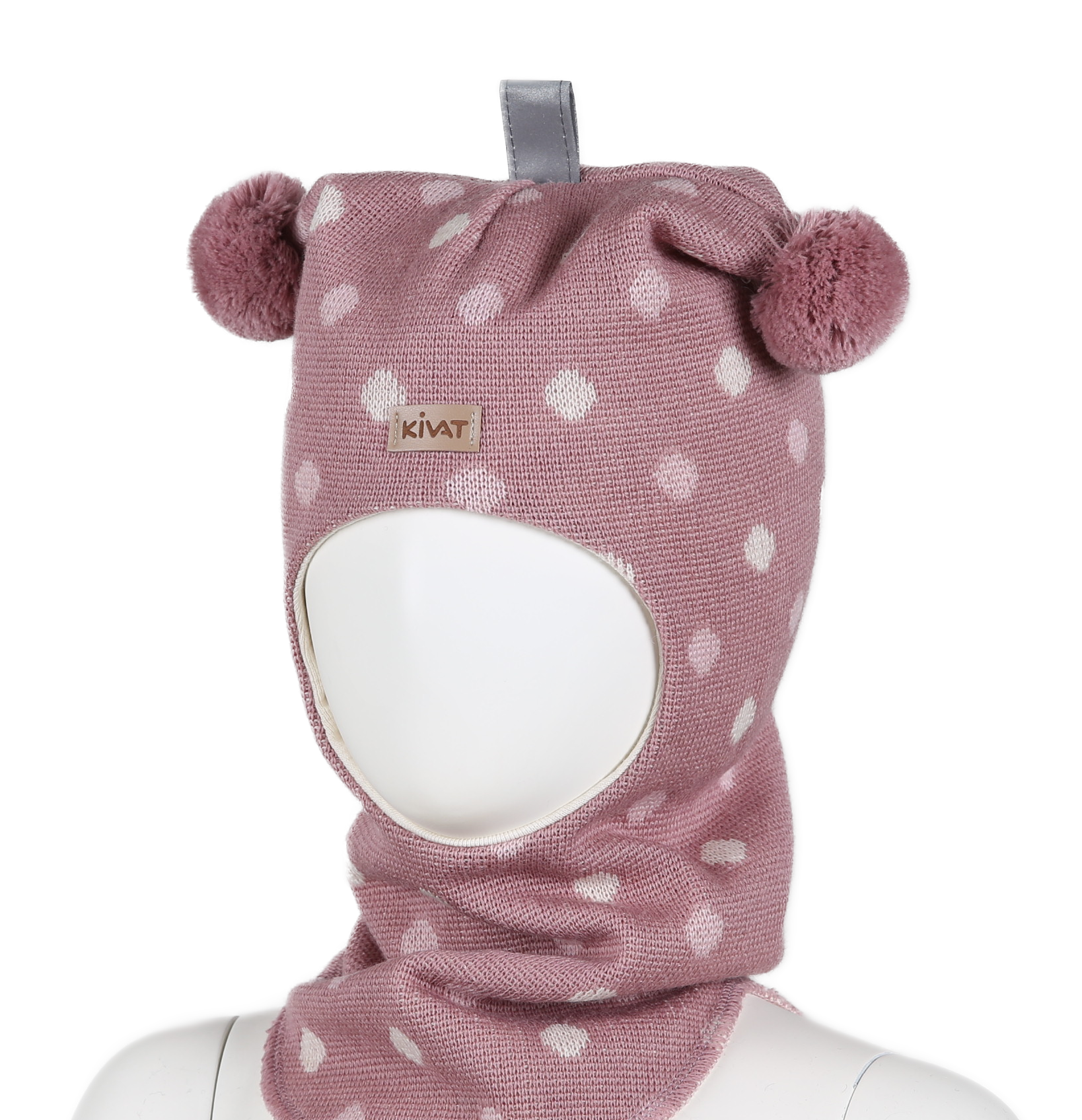 Kivat Balacalava Ull, Dots Rosa