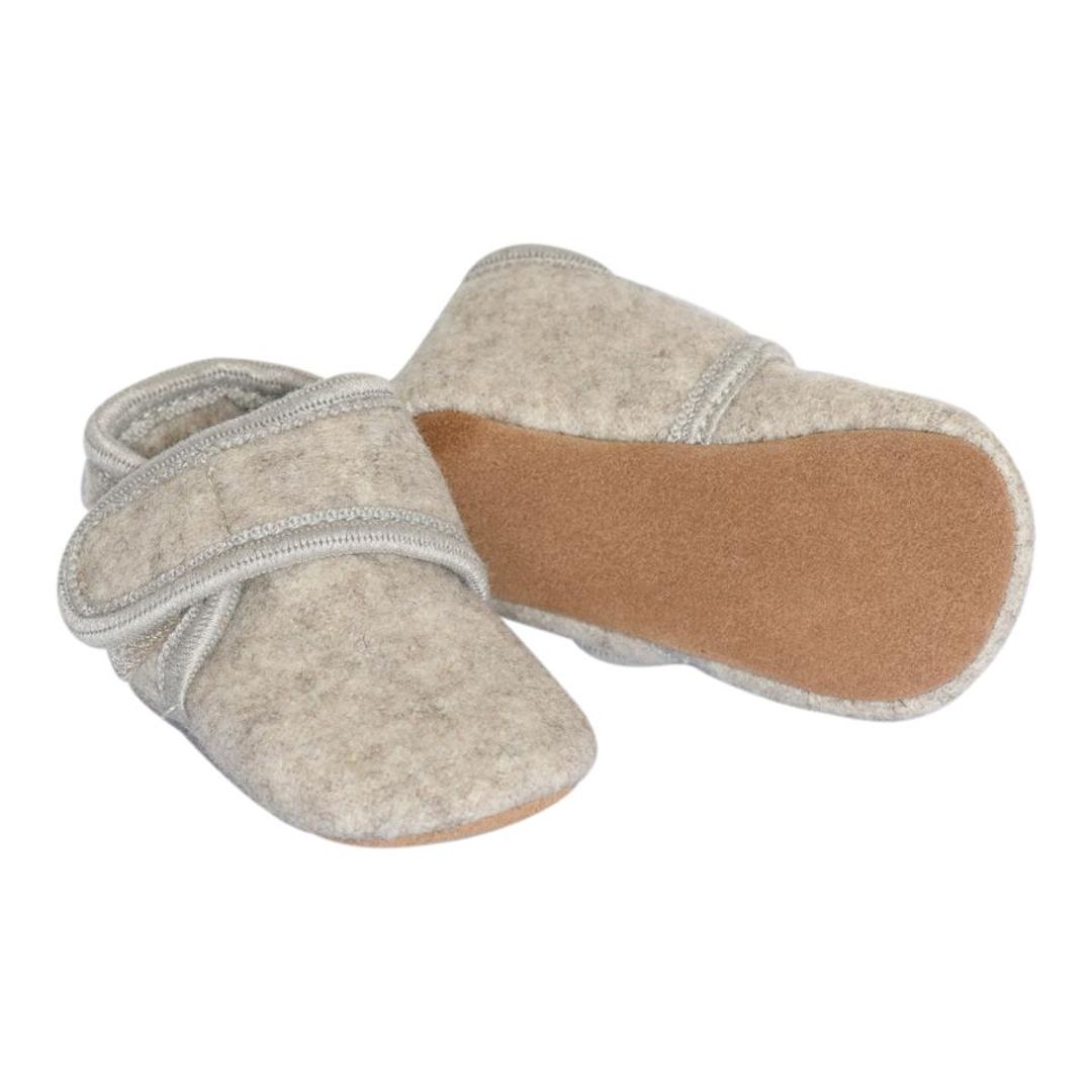Melton Ulltøfler, Beige Melange