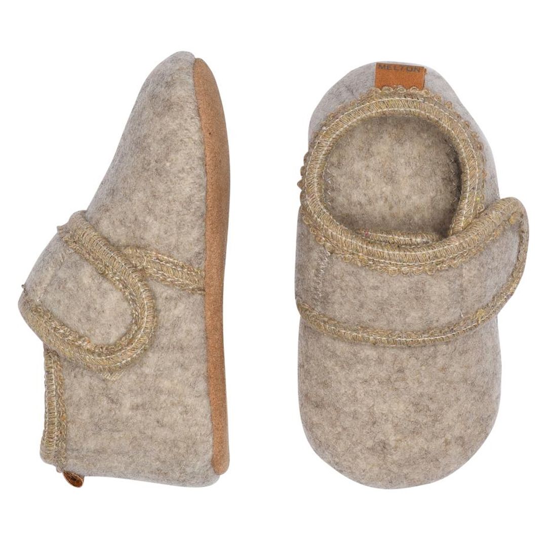 Melton Ulltøfler, Beige Melange