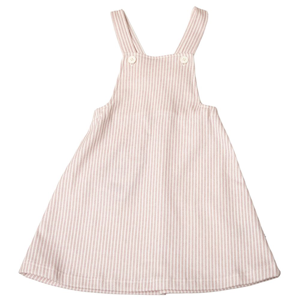 Pinafor Dress, Joha, Hvit AOP