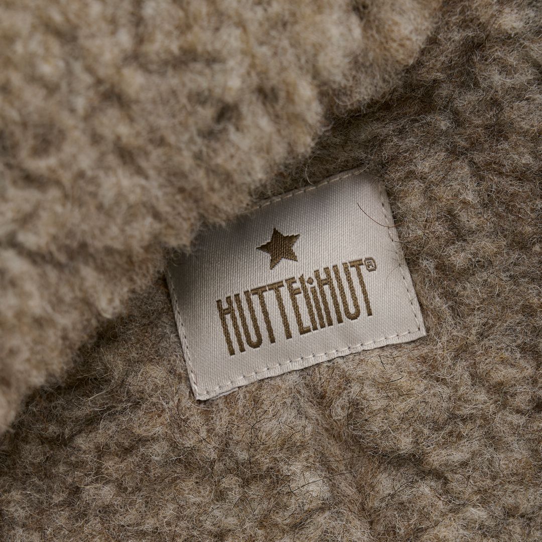 Heldress, Huttelihut, Wool Teddy w. Lin, Camel Melange