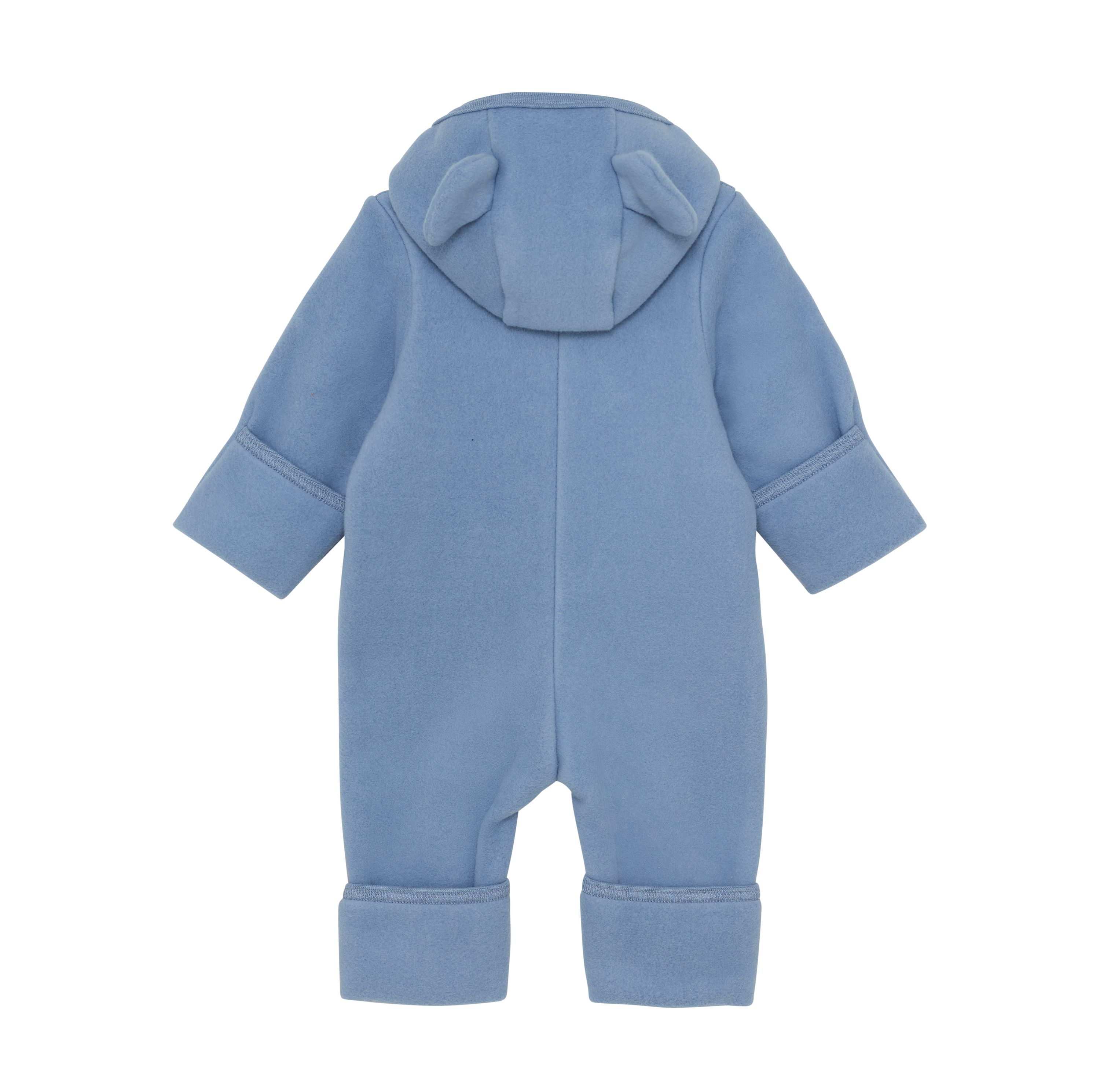 Huttelihut Heldress m/ører, Bomullsfleece, Windward Blue
