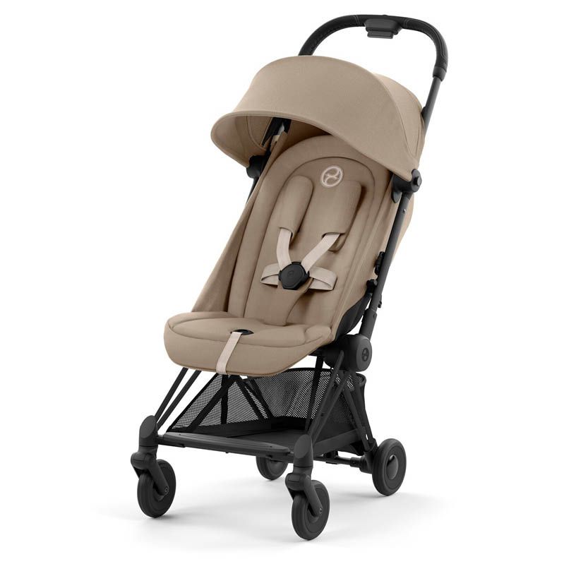 Cybex Coya, Matt Black, Cozy Beige, Barnevogn