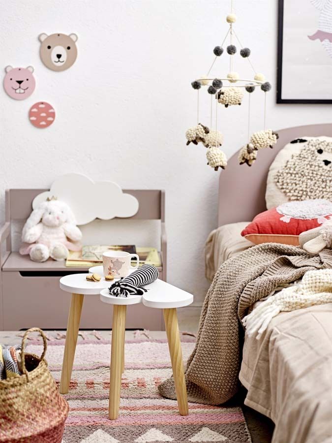 Bloomingville bord, hvit, sett med 2