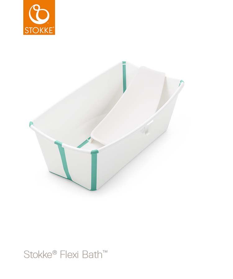Stokke® Flexi Bath inkl. newborn support, White Aqua