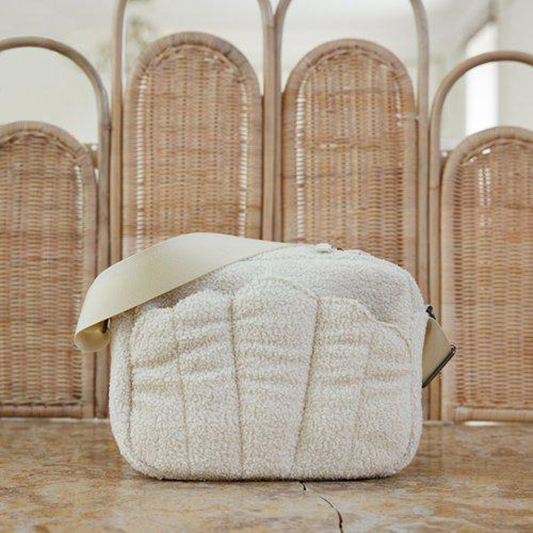 Stelleveske, Elodie, White Bouclé 