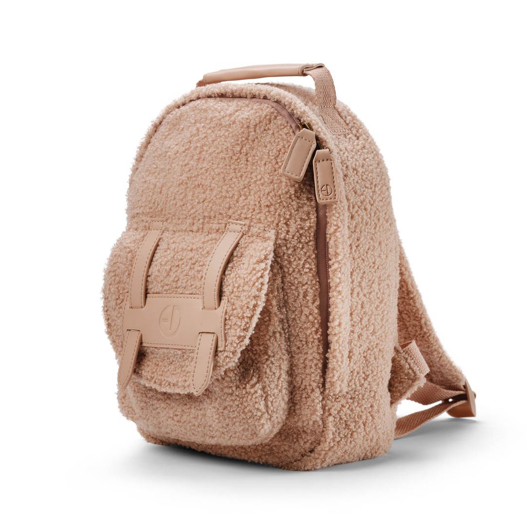 Ryggsekk MINI, Elodie, Pink Bouclé