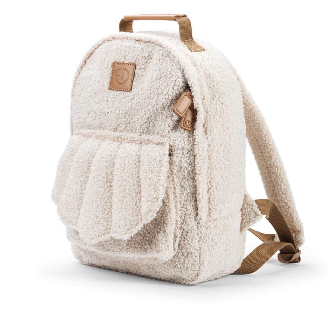 Elodie Ryggsekk MIDI, White Bouclé