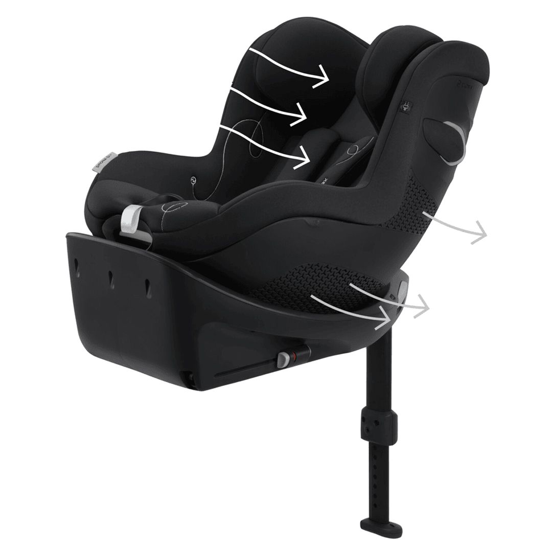 Bilstol, Cybex, Sirona Gi i-Size , Moon Black