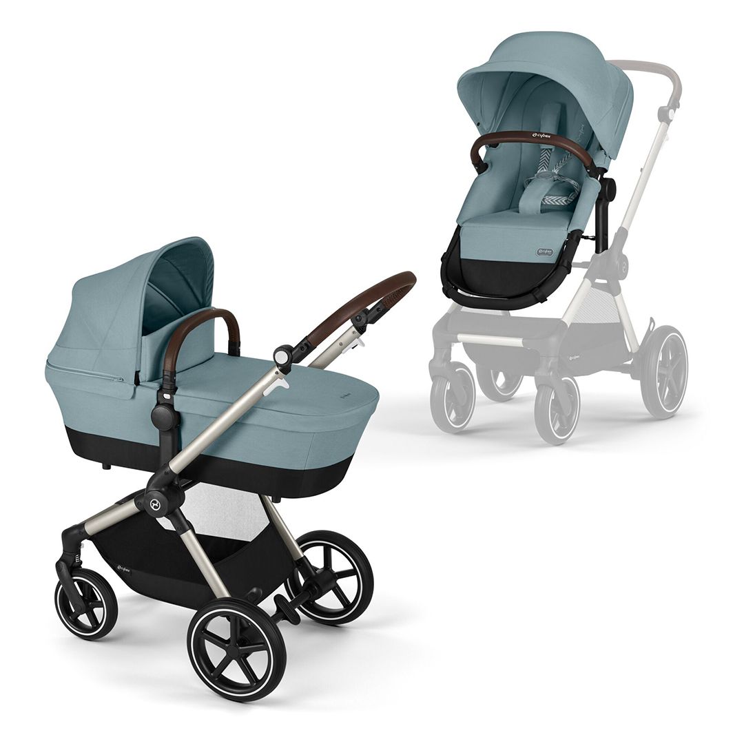 Barnevogn 2-in-1, Cybex, Eos Lux B, Sky Blue