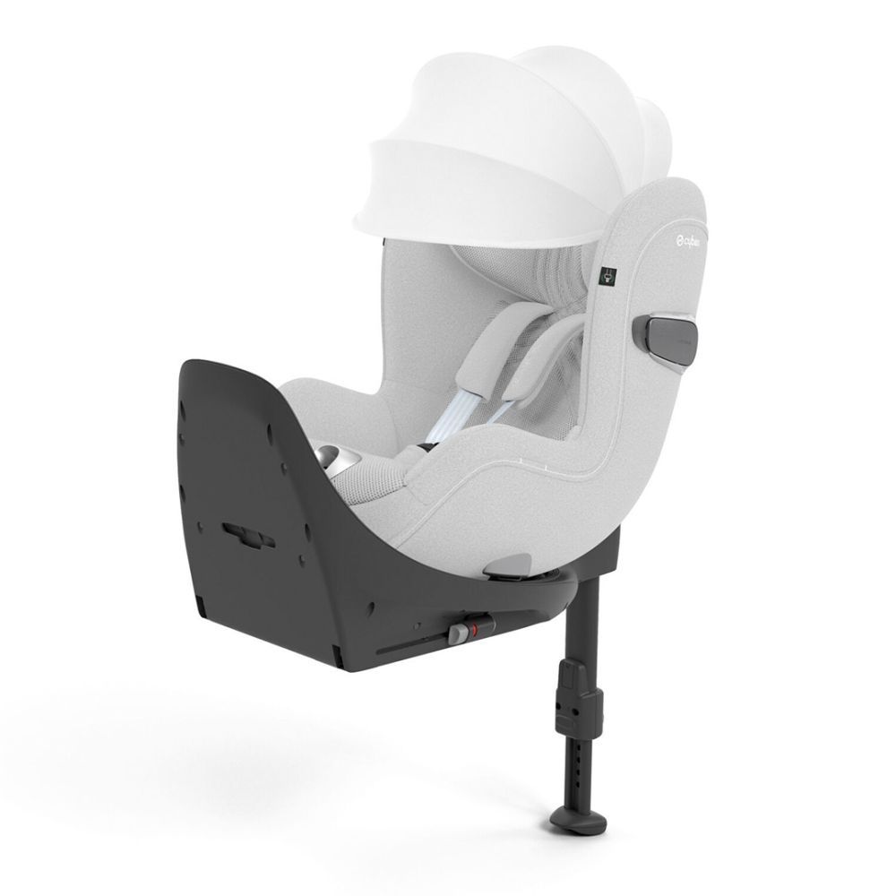 Cybex Sirona T Plus i-Size, Platinium White, Bilstol, Inkl Cybex Base T