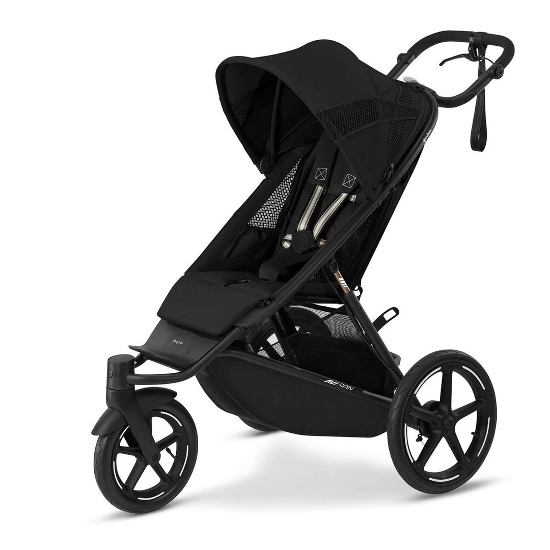 Cybex Avi Spin, BLK Moon Black, Barnevogn - Utstillingsmodell