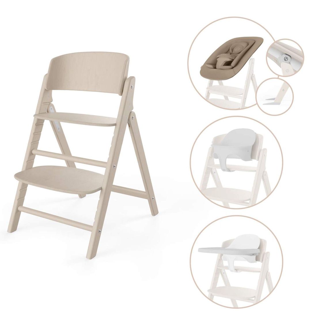 Cybex Click & Fold 4-in-1, All Natural, Høystol