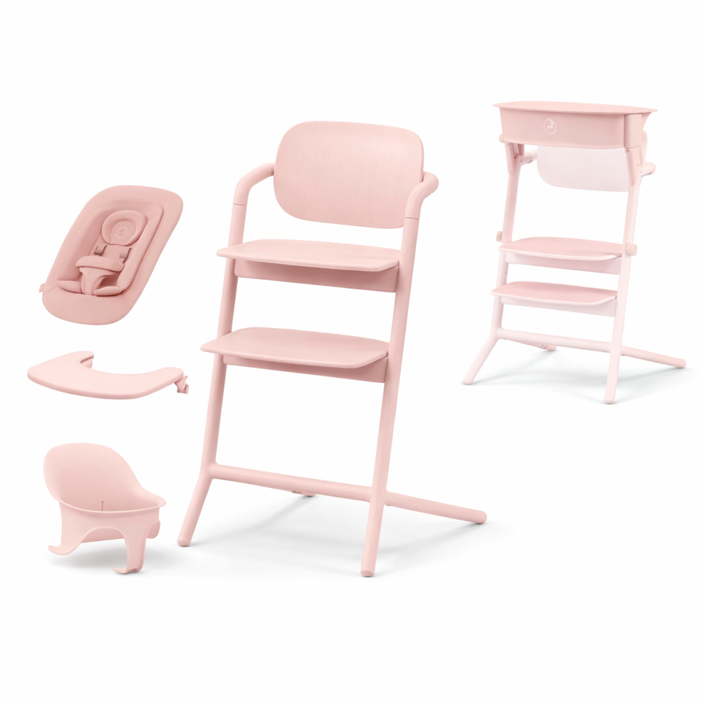 Spisestol, Cybex, Lemo 4-in-1, Pearl Pink, Inkl Læringstårnsett