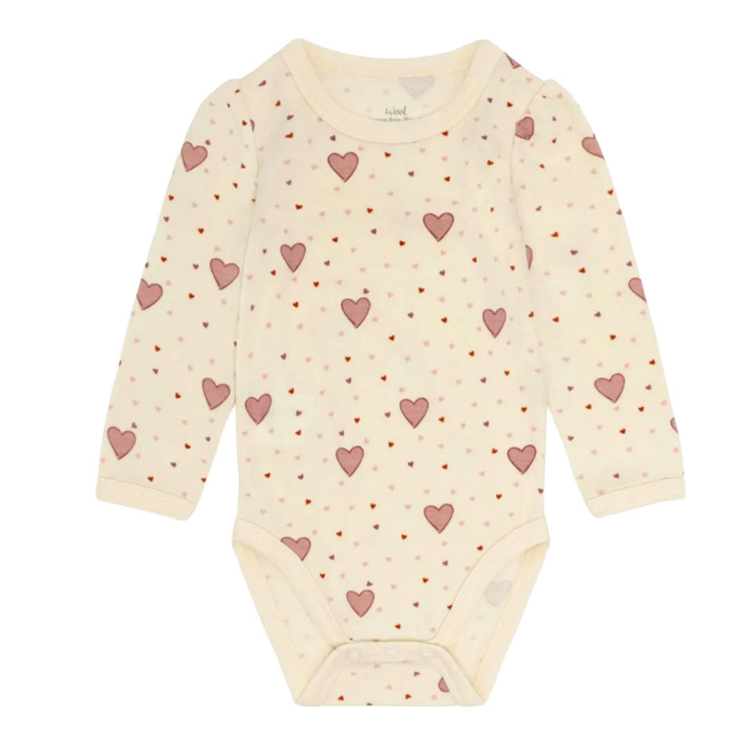 Hust & Claire Body, Baloo Hearts Puff, Offwhite