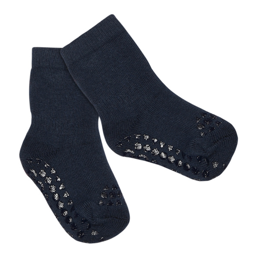 GoBabyGo Frottésokker Bomull, Terry Navy Blue